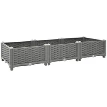 vidaXL Hochbeet 120x40x23 cm Polypropylen