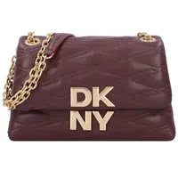 DKNY Minna Schultertasche Leder 22 cm garnet