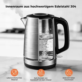 yashe 1,7 l Edelstahl