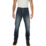 Rokker Rokkertech Straight Motorradjeans, (Blue Stone Wash,31)