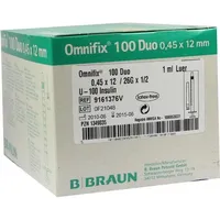 B. Braun Insulinspritzen Omnifix Duo 100 100 St.