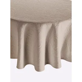 Witt Weiden Tischdecke Gr. 7 Ø 155 cm Beige