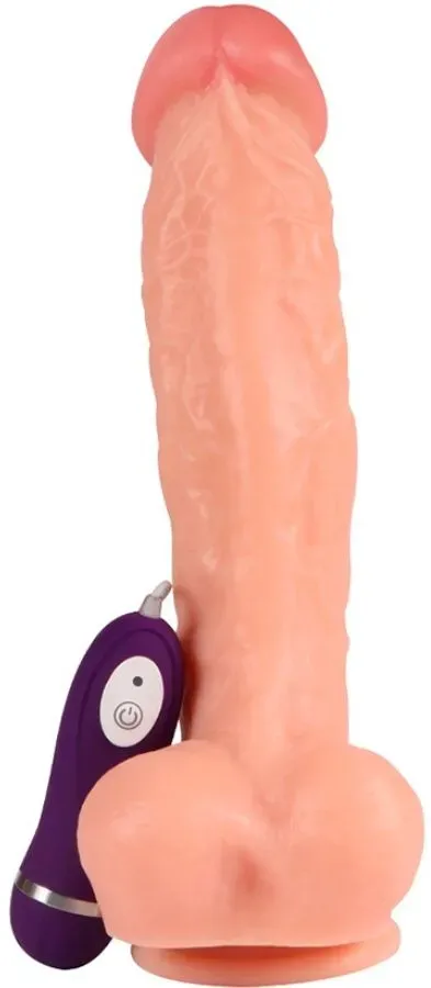 SHEQU - Apolo Vibratordildo mit Fernbedienung, 24,5 cm