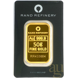 Rand Refinery Südafrika 50 g Goldbarren Rand Refinery