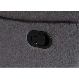 MCW 2er Kinosessel MCW-L94, Relaxsessel Fernsehsessel Sofa, Armlehne Liegefunktion Nosagfederung Stoff/Textil ~ dunkelgrau