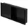 luxebath Duschnische Schwarz, Metall, Rechteckig, 60x10x30 cm, Badezimmer Baden & Duschen, Duschablagen