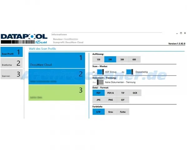 DATAPOOL NScan Plus Software