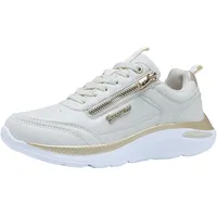 KangaROOS Damen K-WN Wish RV Sneaker, beige/Rich Gold, 42