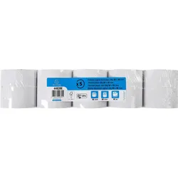Exacompta 44839E 50x Thermorolle für Kassen 80x80mm, 1-lagig 44g/m2 BPA-frei - Weiß