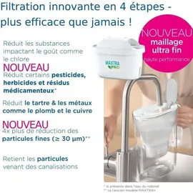 Brita Marella XL Wasserfilterkanne 2,4 l Weiß