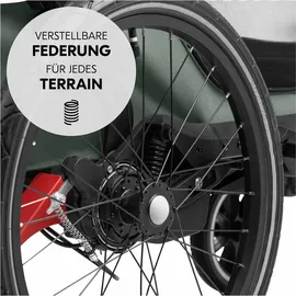 hauck Bike N Walk Duo Fahrradanhänger grün 2023