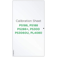 Plustek Kalibrierungssteuerblatt – nur für PS286 Plus, PS186, PS188, PS30D, PS3060U, PL4080 Dokumentenscanner