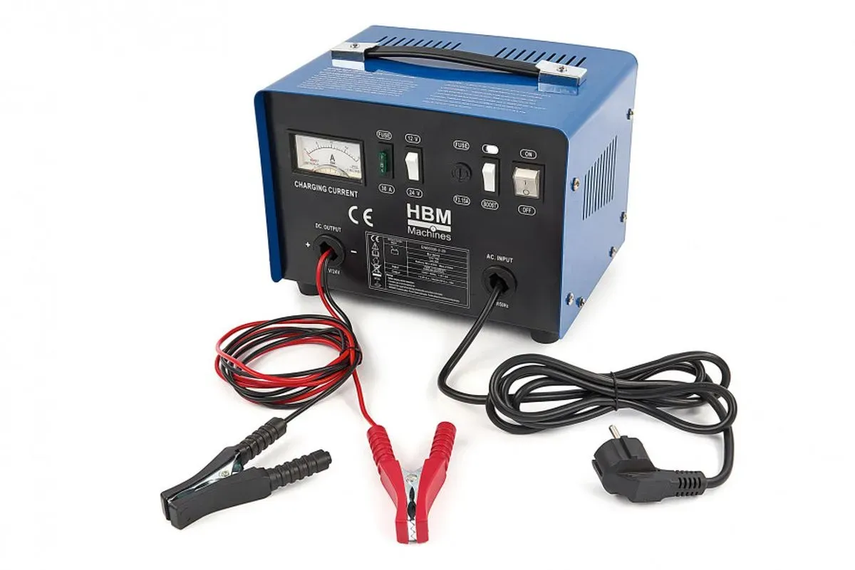 HBM Profi-Batterieladegerät, 12, 24 Volt 92 - 210 Ah
