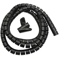 Maclean Brackets Maclean organizer Cable cover black (MCTV-676B), Maus,