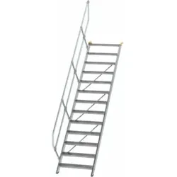 MUNK Aluminium-Treppe Stufen 45° 13 Stufen