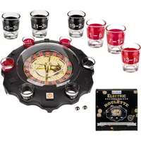 Out of the Blue Elektronisches Trinkspiel Roulette mit 6 Schnapsgläsern Durchmesser 26,5 cm Mehrfarbig