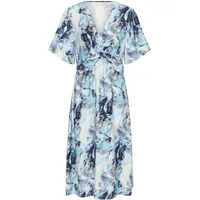 Kaffe Kleid Blusenkleid Blau 36