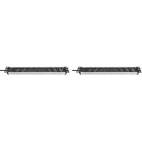 Brennenstuhl Alu-Line 19" Steckdosenleiste 9-Fach - Steckerleiste aus hochwertigem Aluminium (2m Kabel), Silber/schwarz (Packung mit 2)