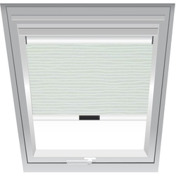 Roto Verdunklungsrollo Linie-Beige 3-V52, 114x118 cm (11/11), 315,Aluminiumschiene,Elektro,Roto