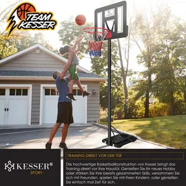 Kesser Basketballkorb Premium Schwarz 230 - 305 cm