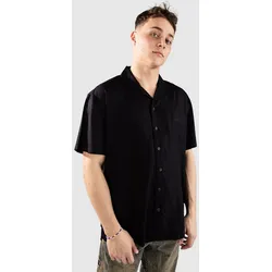 Brixton Bunker Camp Collar Hemd black Gr. XL