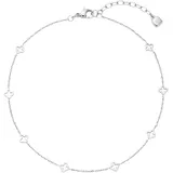 LEONARDO Fußkette CIAO BY LEONARDO "Janna CIAO", silber (edelstahlfarben), Fußketten, Damen, Edelstahl