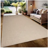 OTTO home Teppich Anna, auch als Läufer erhältlich, rechteckig, Höhe: 3 mm, In- und Outdoor geeignet, Sisal-Optik, Wetterfest & UV-beständig beige 60 cm x 110 cm x 3 mm