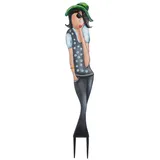 Gilde Gartenstecker Celine 140 x 25 cm Grau