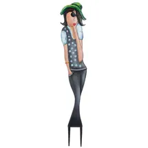 Gilde Gartenstecker Celine 140 x 25 cm Grau