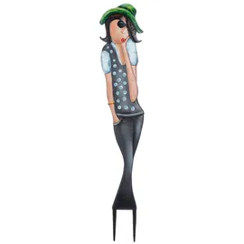 Gilde Gartenstecker Celine 140 x 25 cm Grau