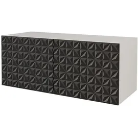 altdecor VIRA Lowboard 100 cm x 40 cm x 40 cm Schwarz/Holzwerkstoff