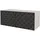 altdecor VIRA Lowboard 100 cm x 40 cm x 40 cm Schwarz/Holzwerkstoff