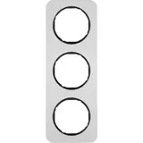 Berker 10132184 Rahmen 3-fach R.1, Alu/schwarz