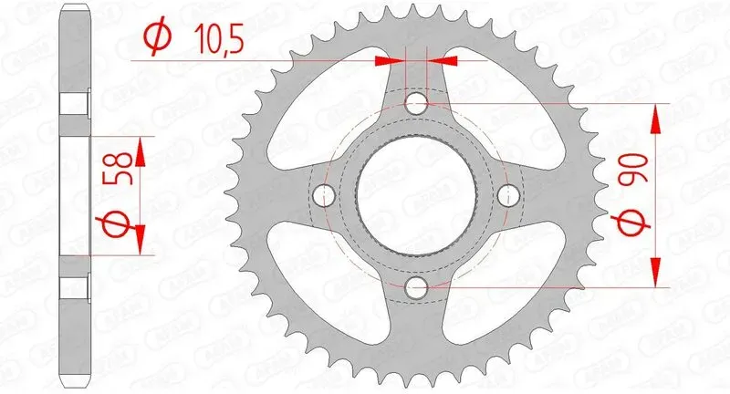 AFAM Standard-Stahlkrone 10223 - 428