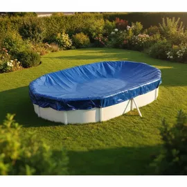 Evolution Abdeckplane Oval Blau 623 cm x 360 cm