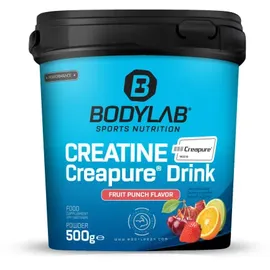 Bodylab24 Creatine Creapure® Drink - 500g - Fruit Punch Flavor