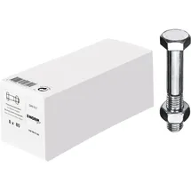 Klokow Sechskantschraube DIN 601 M10 x 80 50 Stück
