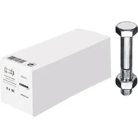 Klokow Sechskantschraube DIN 601 M10 x 80 50 Stück