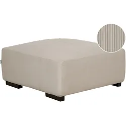 Ottomane LUNGO Cord Beige