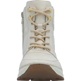 Rieker 44555-60 Schnürstiefel Synthetik Damen beige - Gr. 41 EU