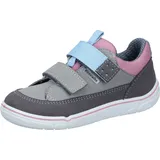 Ricosta Mädchen Kletthalbschuhe JACO, Kinder Halbschuhe, Weite: MITTEL, RicostaTEX, Barfuß-Schuh,vegan, Graphit/hellgrau/rosa (450), 27 EU