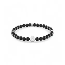 Tommy Jeans für Herren. 2790609 Armbänder Perlen schwarz (OSFA), Lässig, Rostfreier Stahl