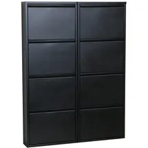 VCM ebuy24 Pisa 8 Klappen Metall schwarz.