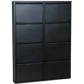 VCM ebuy24 Pisa 8 Klappen Metall schwarz.