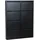 VCM ebuy24 Pisa 8 Klappen Metall schwarz.