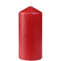 Duni Stumpenkerzen 130 x Ø 60 mm 40 Std. Rot, 12 Stk/Krt (2 x 6 Stk)