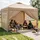 Sekey Faltpavillon 3 x 3 m inkl. 4 Seitenteile Taupe