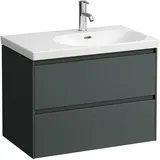 Laufen Waschtischunterschrank 2 Schubladen 75 x 51,5 x 44,5 cm Verkehrsgrau