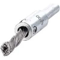 Lessmann Pinselbürste D.6mm Schaft 6mm Drahtstärke 0,35mm STA 4500min-1