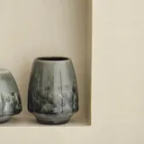 Aquanova Zahnputzbecher Braun/Grün